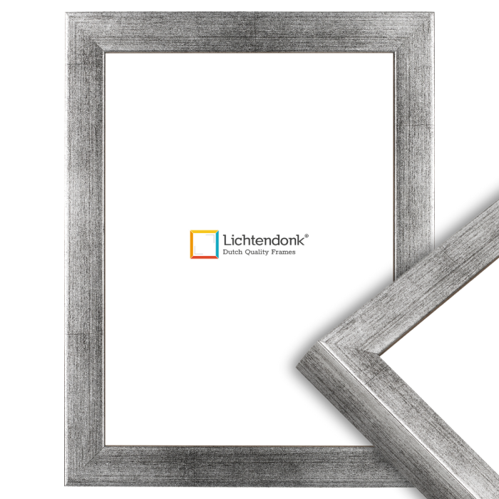 Fotolijst - Zilver- Vierkant lijstprofiel - Strakke afwerking main product photo