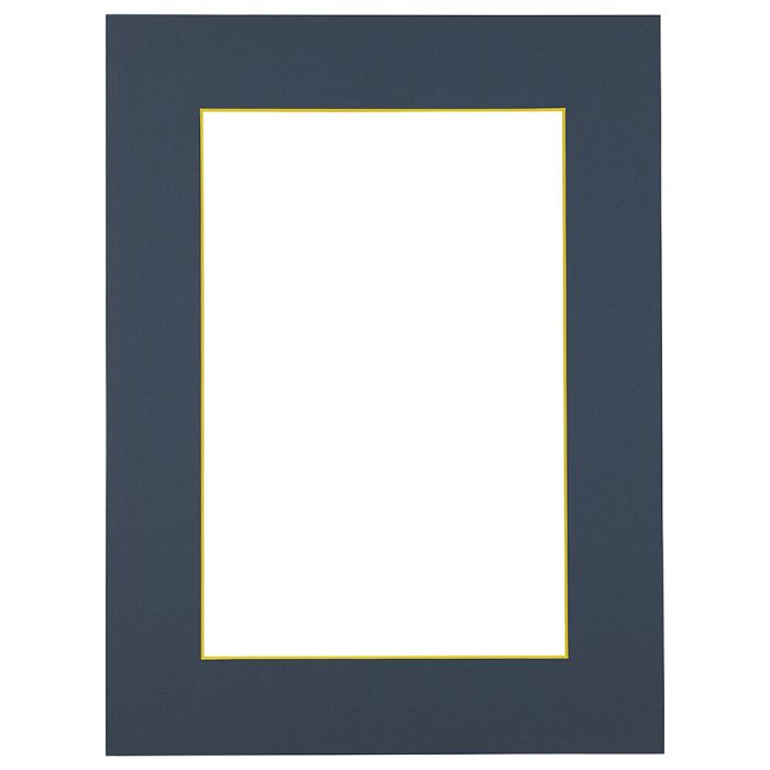 Passe-partout - Blauw met gele kern main product photo