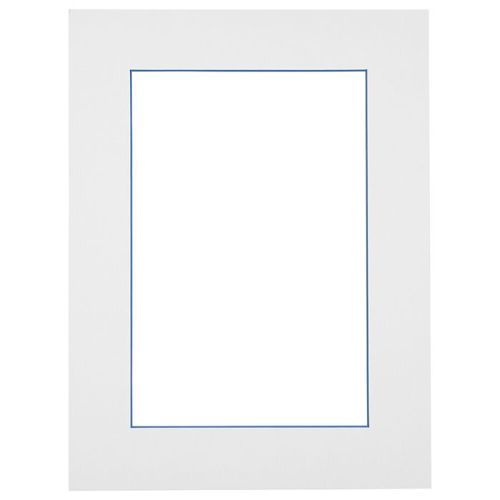 Passe-partout - Wit met blauwe kern main product photo