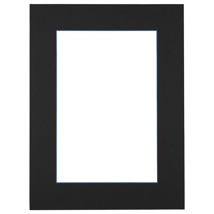 Passe-partout - Zwart met blauwe kern main product photo