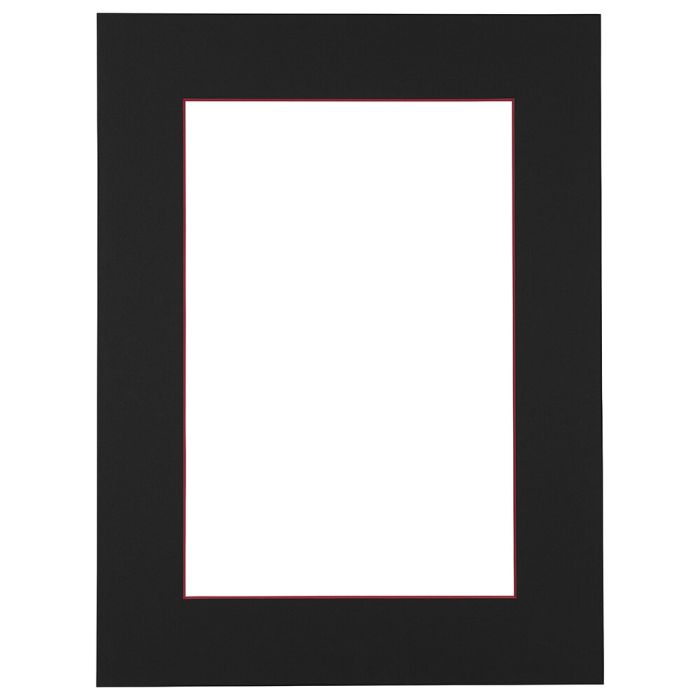 Passe-partout - Zwart met rode kern main product photo