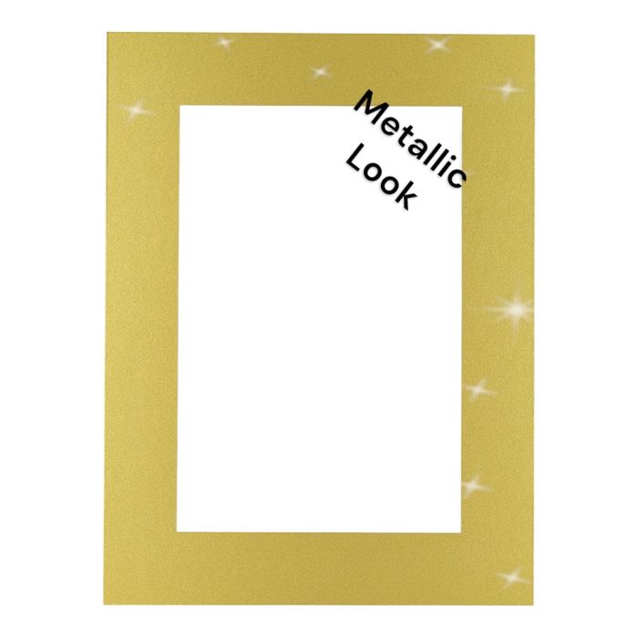 Passe-partout - Metallic Goud - Witte kern main product photo