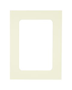 Passe-partout - Creme - Ronde hoeken