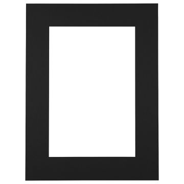 Passe-partout - Zwart met zwarte kern
