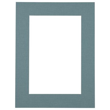 Passe-partout - Blauw linnen
