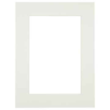 Passe-partout - Gebroken wit met witte kern