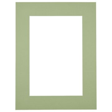Passe-partout - Zacht groen met witte kern